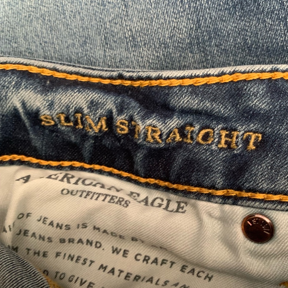 American Eagle Outfitters Extreme Flex Slim Straight Jeans - Picture 8 of 9